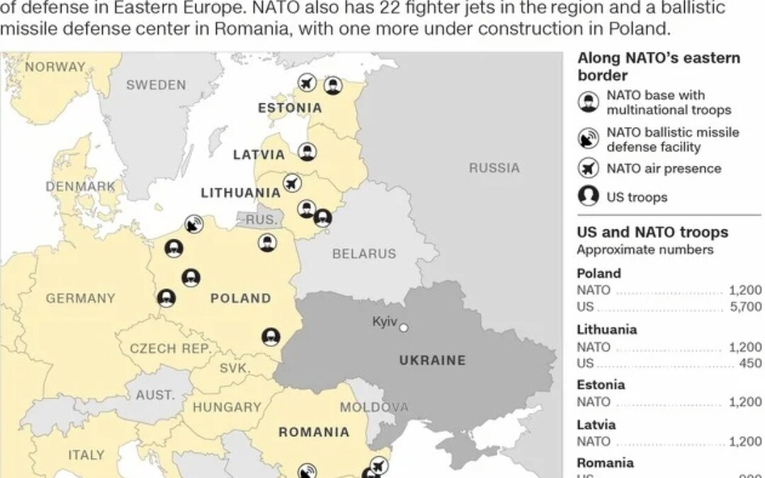 Objavljena mapa: Evo kako su raspoređene NATO trupe u Istočnoj Evropi