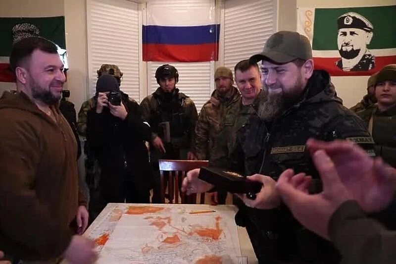 Čečenska televizija objavila detalje posjete Ramzana Kadirova u istočnoj Ukrajini