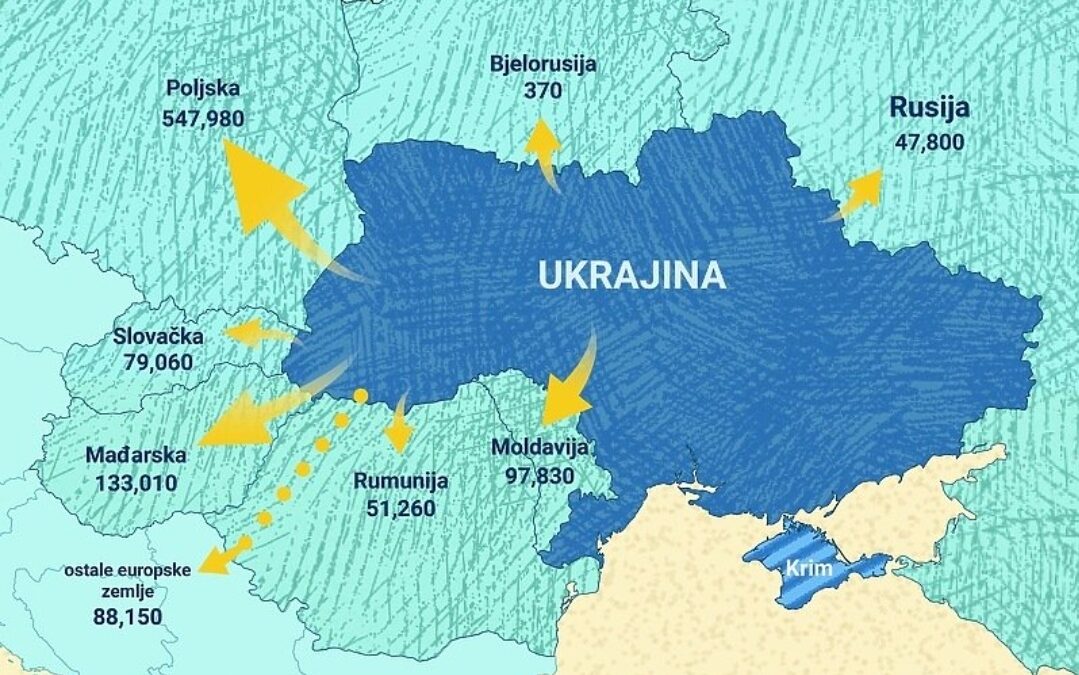 Više od milion ljudi napustilo Ukrajinu: Egzodus čije će posljedice trajati godinama